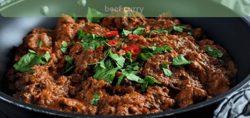 beef curry recipe