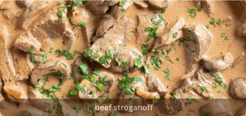instant pot beef stroganoff