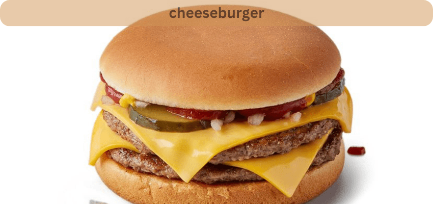 mcdonalds cheeseburger calories
