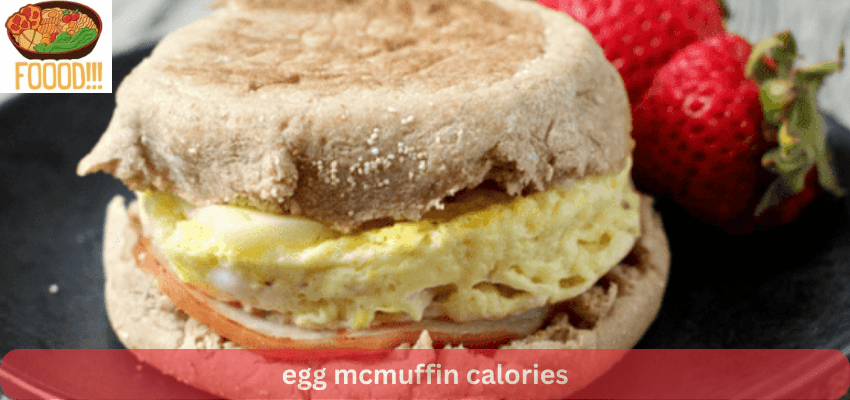 sausage and egg mcmuffin calories