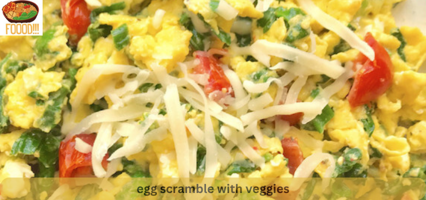 egg scramble with veggies