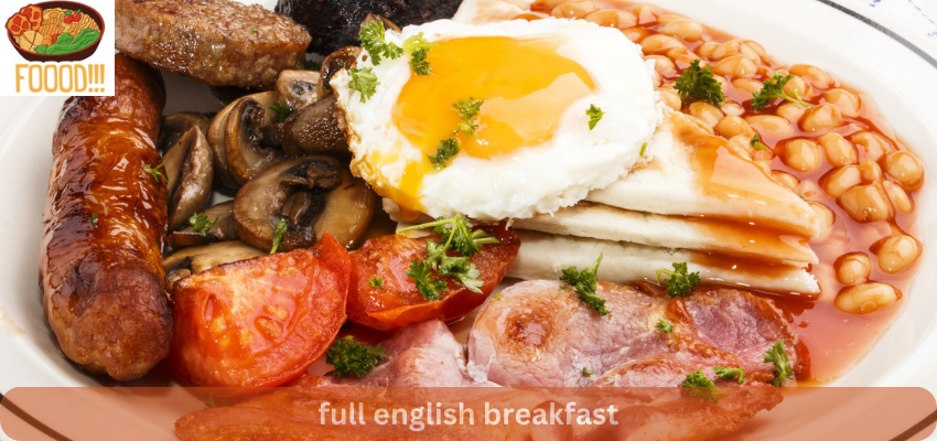 massive full english breakfast
