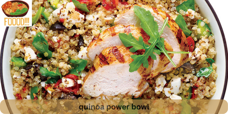 quinoa power bowl with chicken