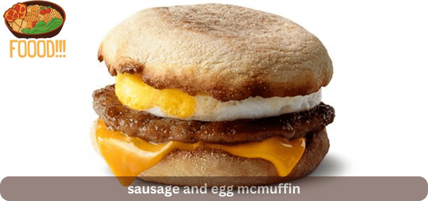 calories in a sausage and egg mcmuffin