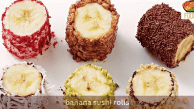 banana sushi rolls