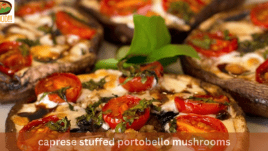 caprese stuffed portobello mushrooms