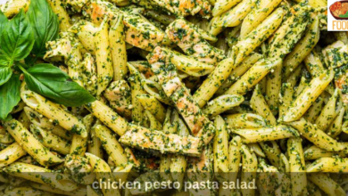chicken pesto pasta salad