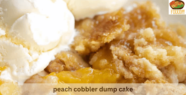 peach cobbler dump cake