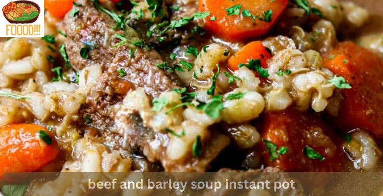 beef and barley soup instant pot