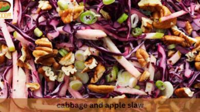cabbage and apple slaw