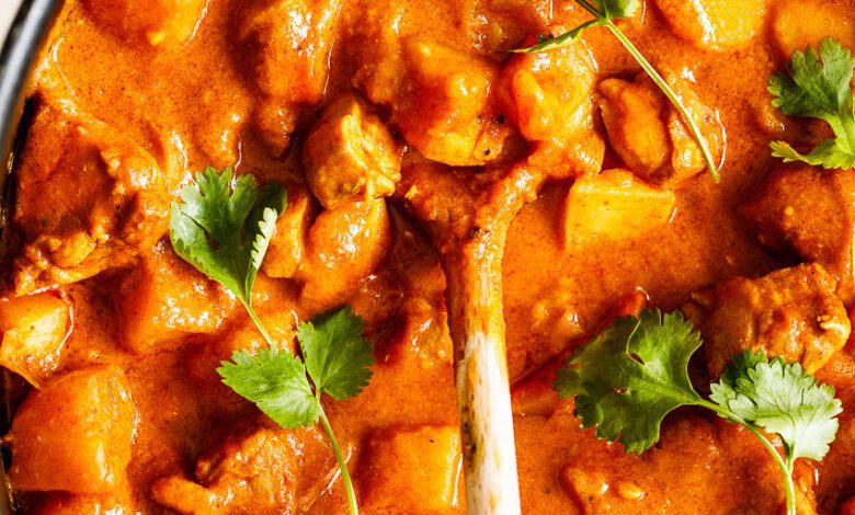 chicken and sweet potato curry