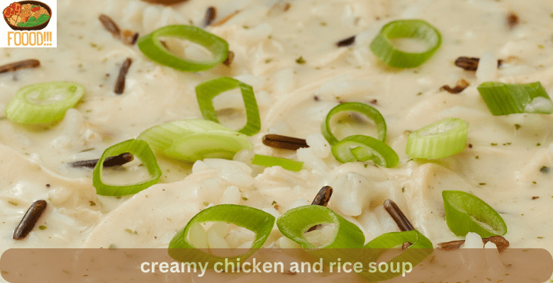 instant pot creamy chicken and rice soup