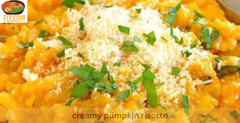 creamy pumpkin risotto