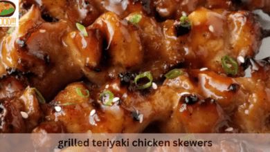 grilled teriyaki chicken skewers