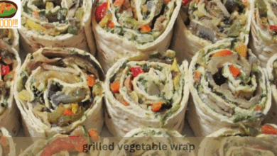grilled vegetable wrap