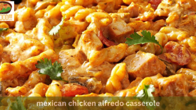 mexican chicken alfredo casserole