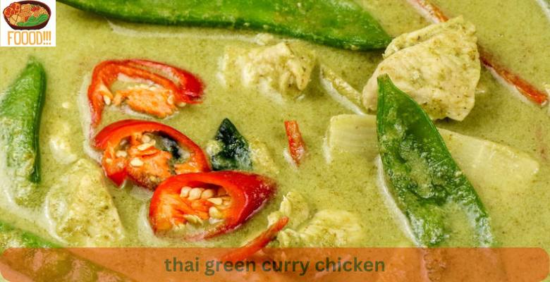 thai green curry chicken