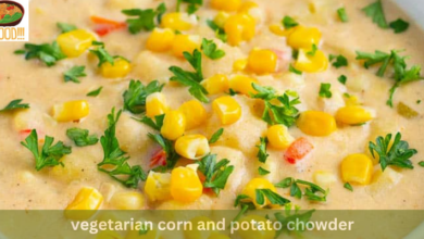 vegetarian corn and potato chowder