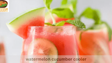watermelon cucumber cooler