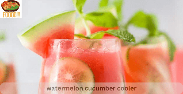 watermelon cucumber cooler