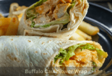 Buffalo Cauliflower Wrap
