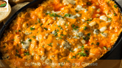 high protein buffalo chicken mac and cheese
