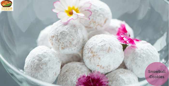strawberry snowball cookies