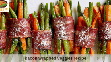 bacon wrapped veggies