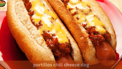 portillos chili cheese dog