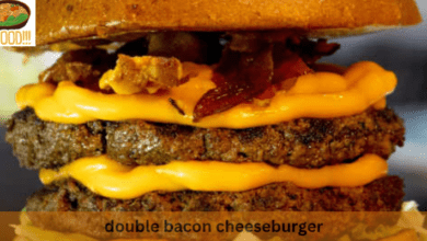 double bacon cheeseburger