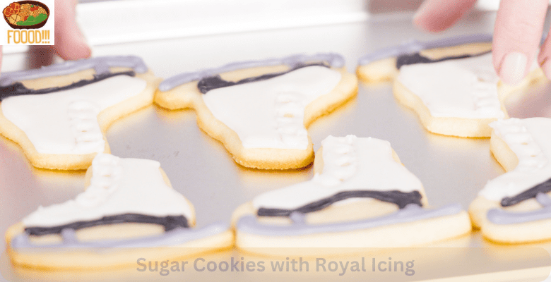 christmas sugar cookies with royal icing