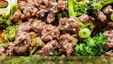 teriyaki beef and broccoli