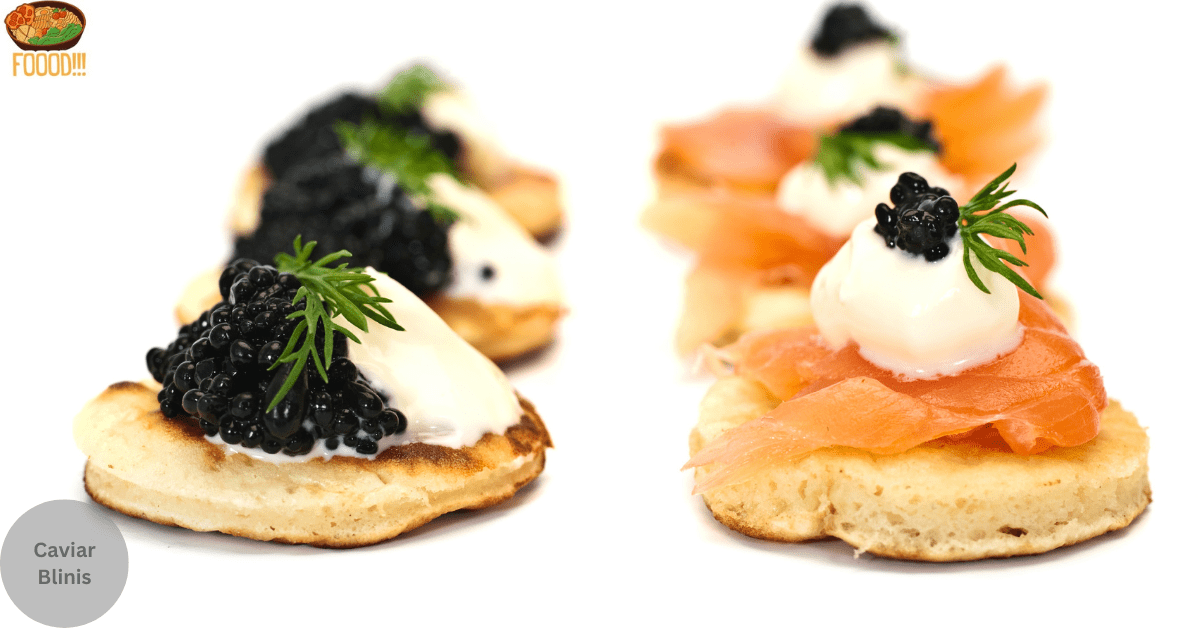 blini caviar creme fraiche