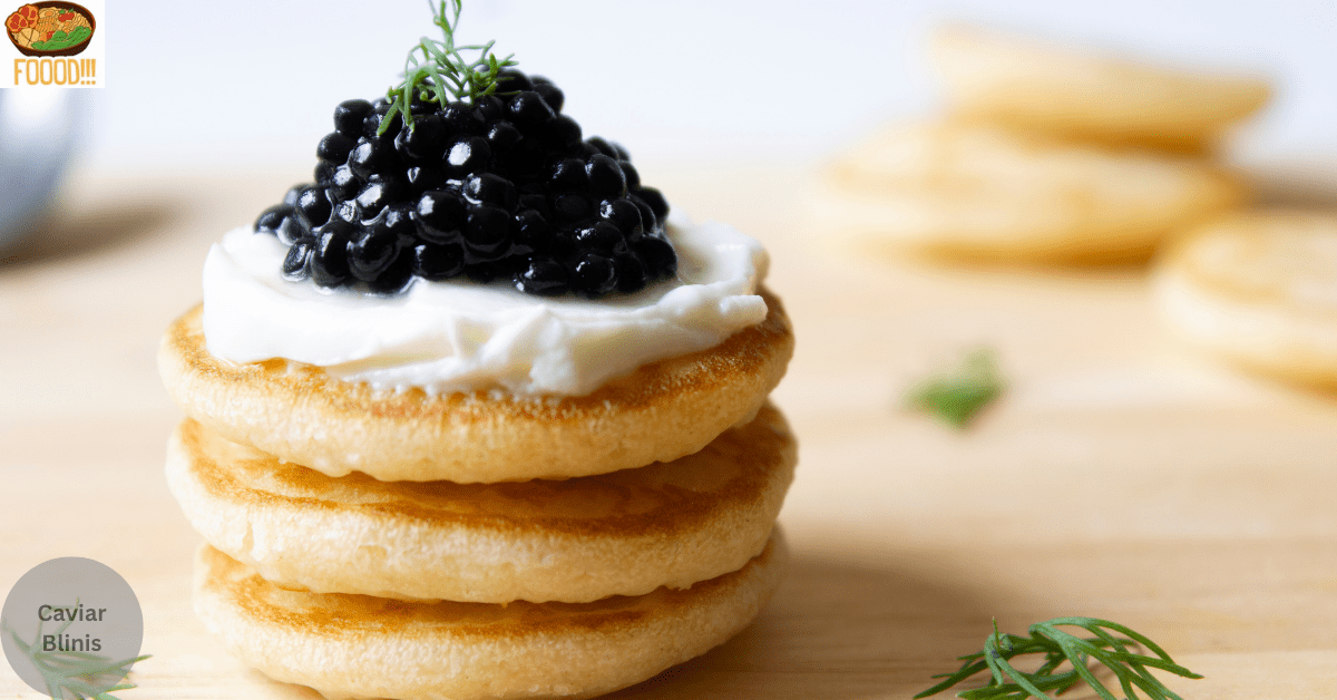 how to eat caviar with blini