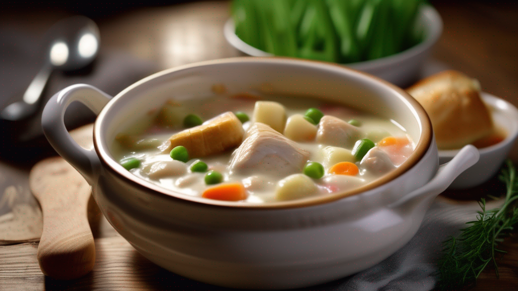 Potbelly Chicken Pot Pie Soup Recipe- Cozy Comfort Bowl