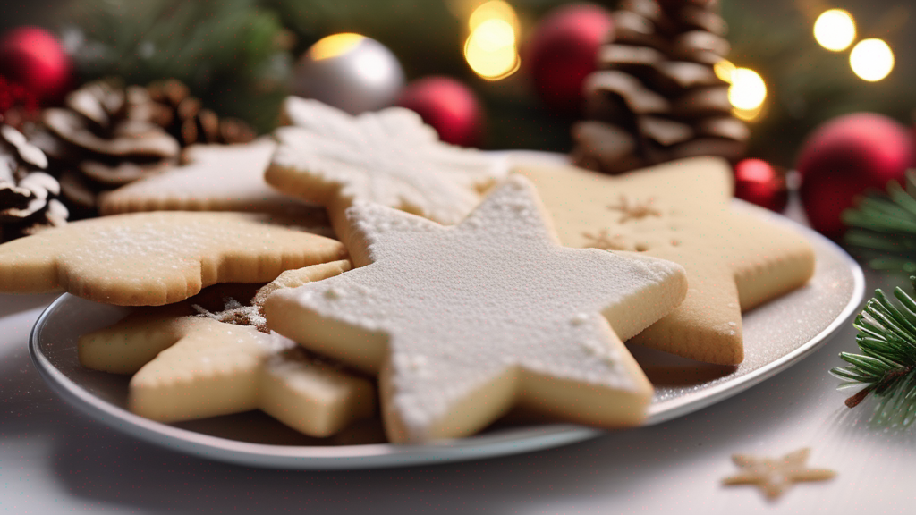 Shortbread Christmas Cookies Recipe- Butter Cookie Holiday Treats