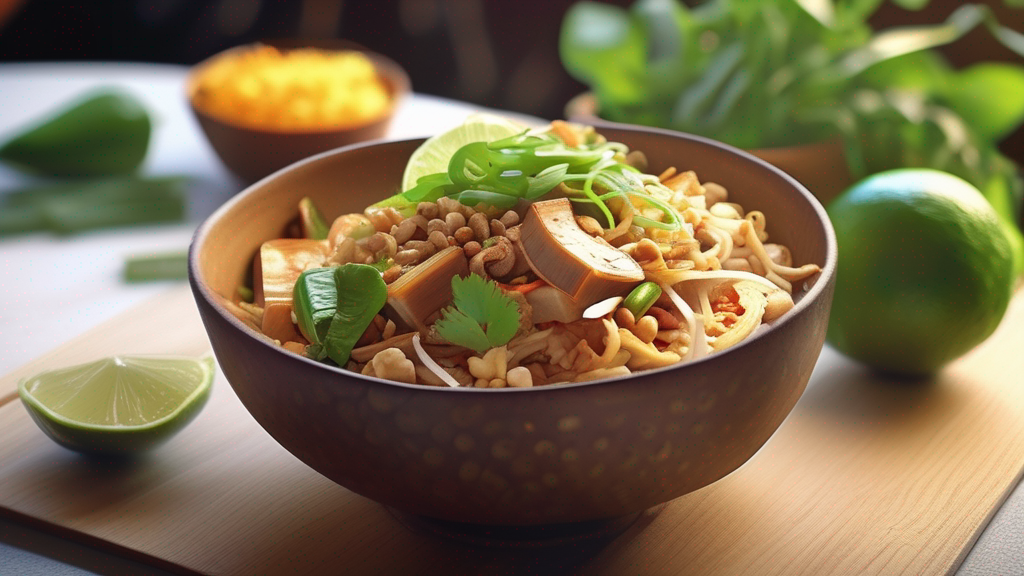 Vegetarian Pad Thai Recipe- Flavorful Thai Noodles