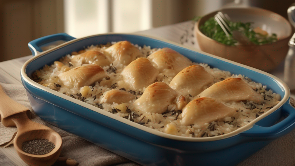 Uncle Ben’s Chicken and Wild Rice Casserole Recipe- Comforting Bake