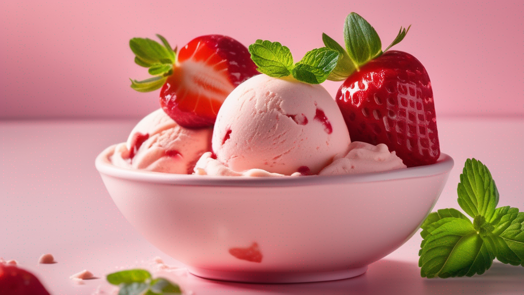 Strawberry Cheesecake Ice Cream Recipe- Creamy Frozen Dessert
