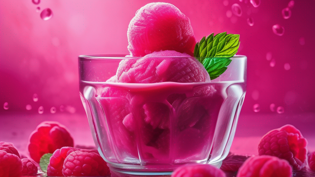 Raspberry Sorbet Recipe- Light Fruity Frozen Treat
