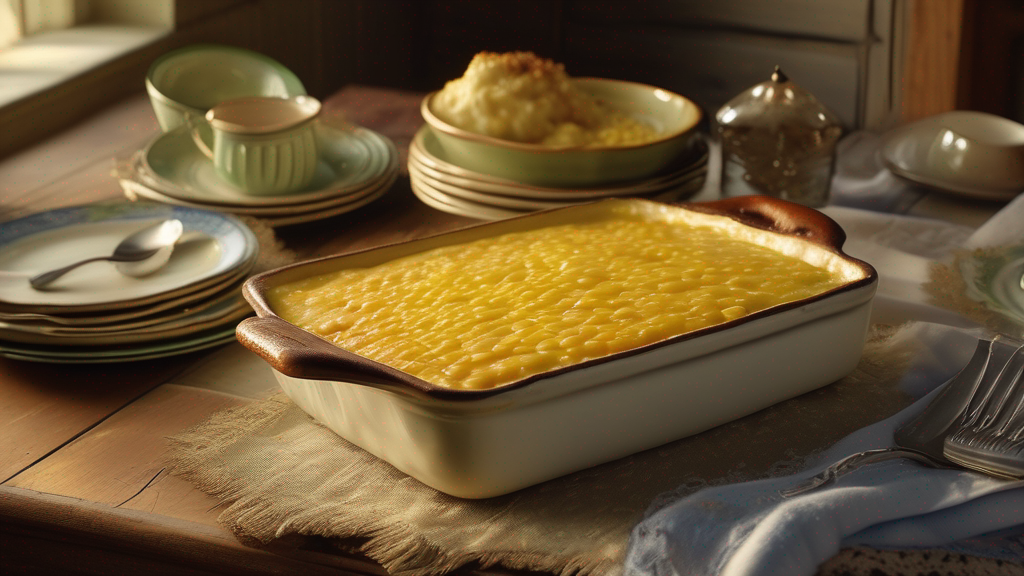 Tangier Island Corn Pudding Recipe- Southern Comfort Dish