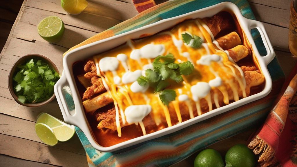 Chicken Enchiladas with Progresso Soup Recipe- Quick Tex-Mex Meal