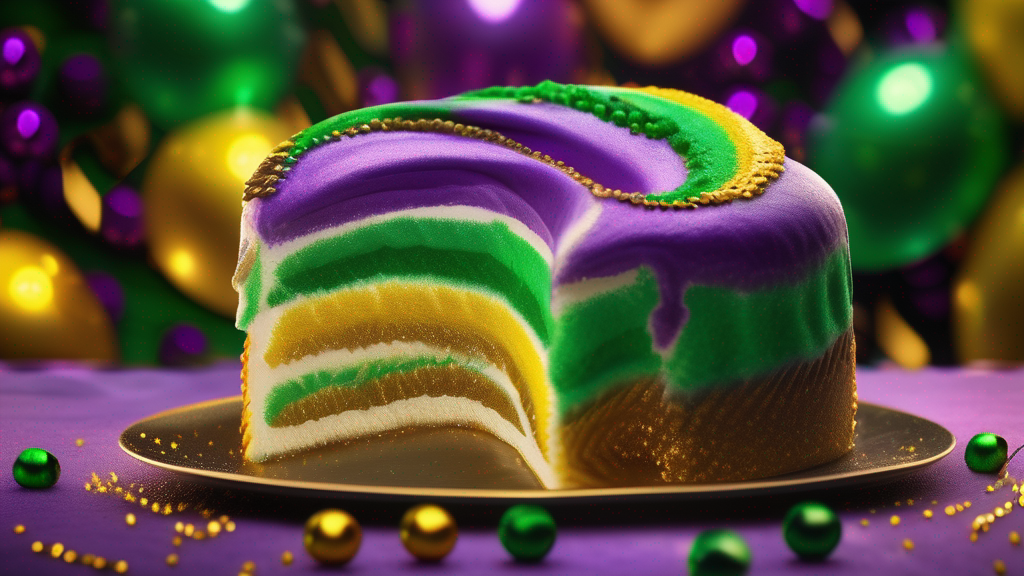 Mardi Gras King Cake Recipe- Festive Carnival Bread